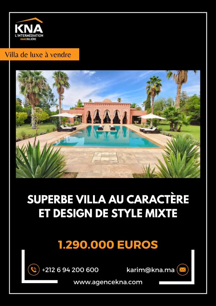 Villa en vedette à la vente