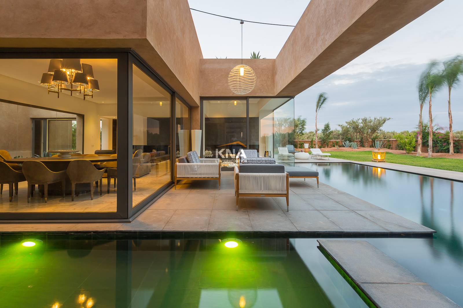Superbes Villas entièrement neuves situées au sein d’une résidence sécurisée Achat Achat Villa à Route de Ouarzazate Marrakech