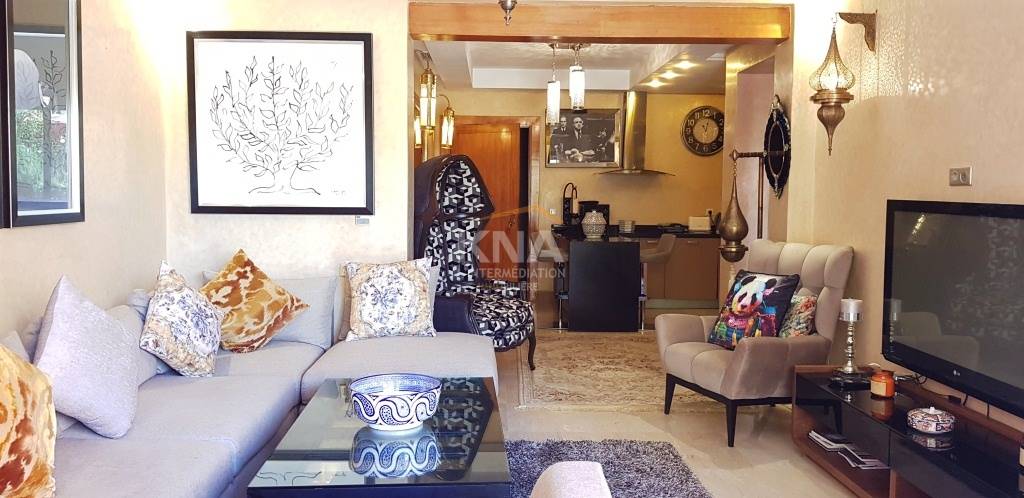 Joli appartement meublé situé au 1er étage d’une résidence de standing à l’Hivernage Achat Achat Appartement à Hivernage Marrakech