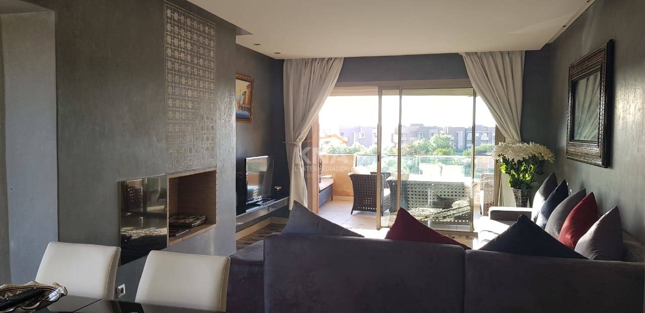 Bel appartement de standing vendu meublé au sein d’une résidence golfique sécurisée Achat Achat Appartement à Agdal Marrakech