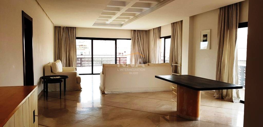 Superbe appartement meublé au 5 ème étage d’une résidence de très haut standing Achat Achat Appartement à Gueliz Marrakech