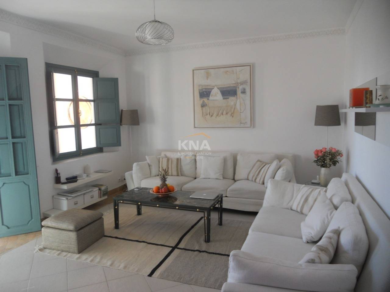 Bel appartement entièrement équipé situé au 5ème et dernier étage d’une résidence calme et sécurisée Location longue durée Location longue durée Appartement à Hivernage Marrakech