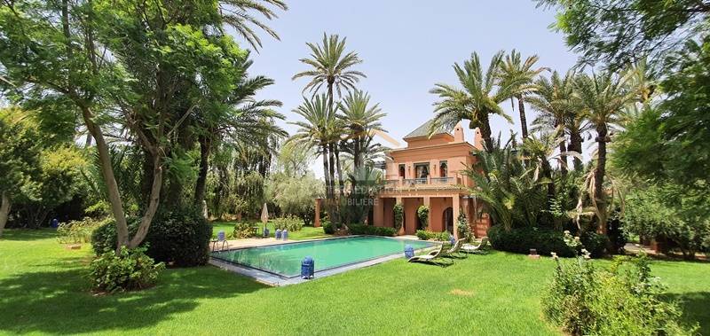 Belle Villa de style mixte à la palmeraie Achat Achat Villa à Palmeraie Marrakech