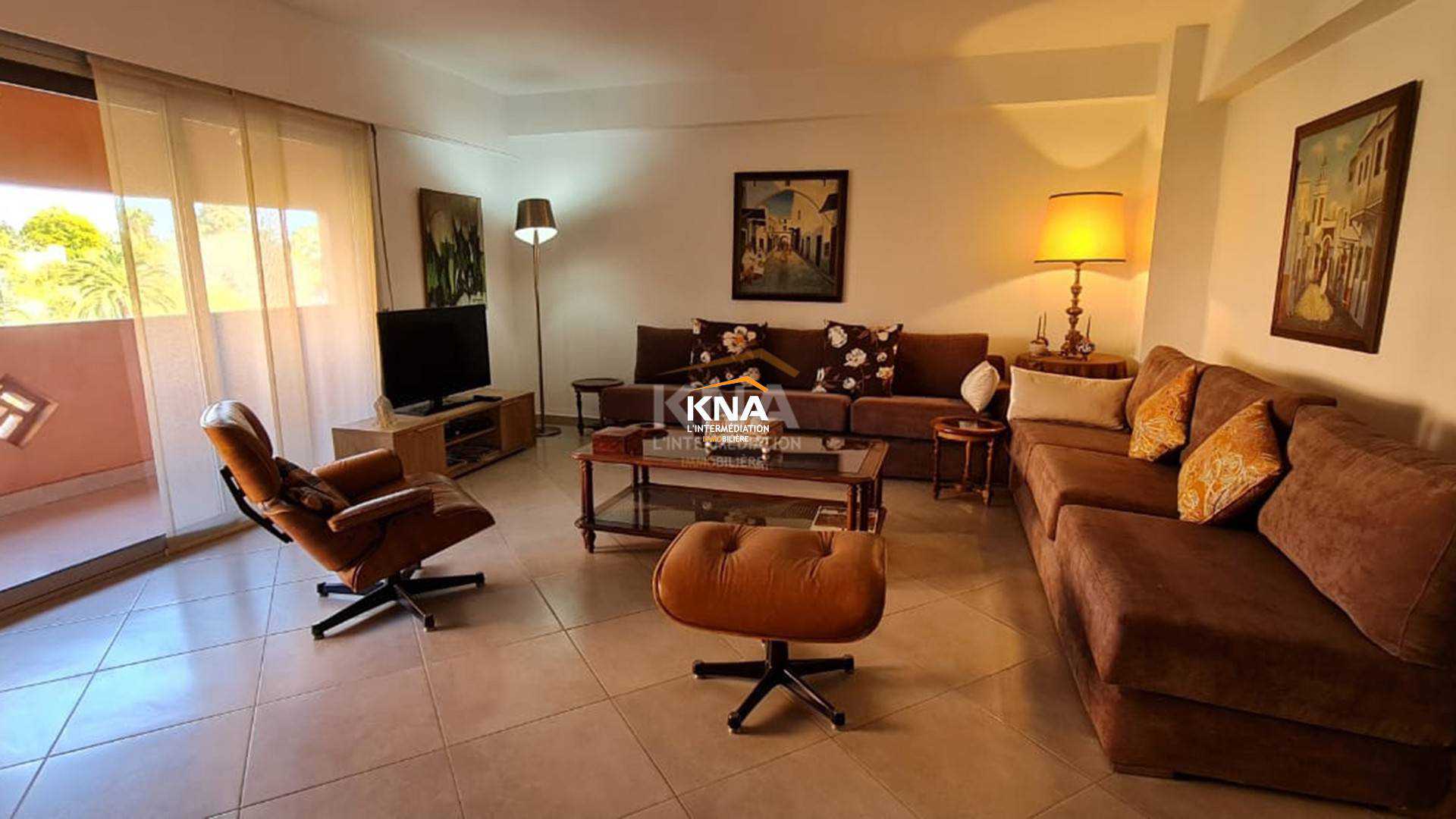 Appartement au 2ème étage d’une résidence avec ascenseur à l’Hivernage Location longue durée Location longue durée Appartement à Hivernage Marrakech