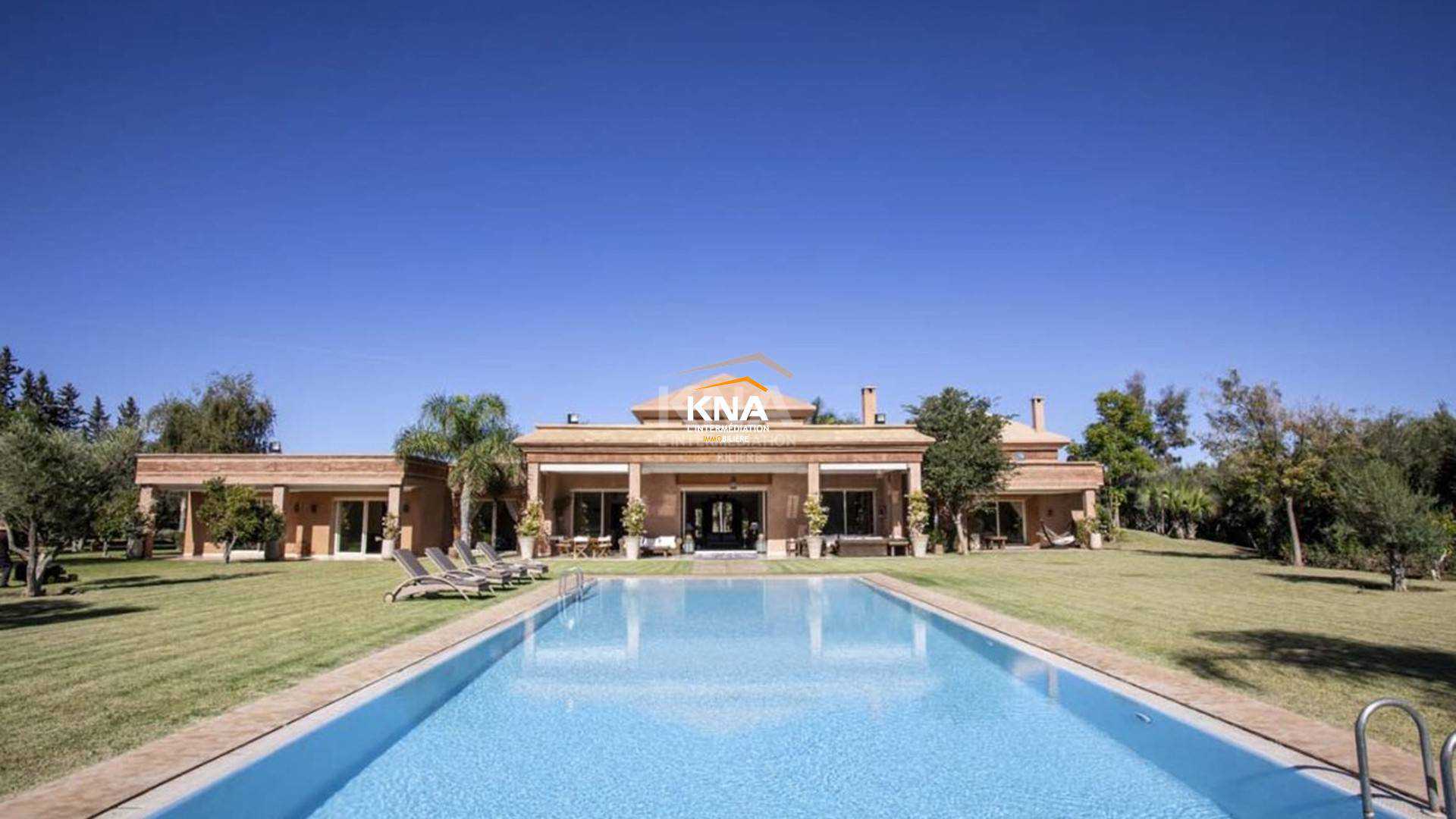Beautiful mixed style Villa facing the Atlas Mountains Sale Sale Villa in Ouarzazate road Marrakech