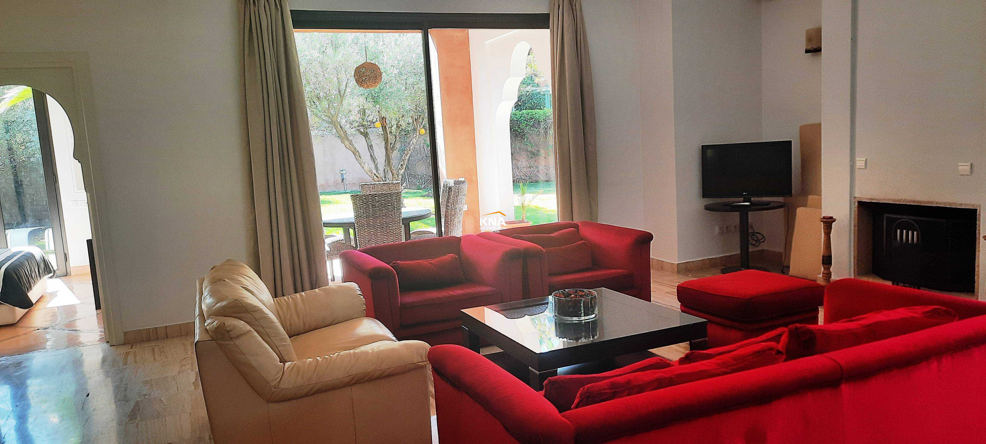 Joli appartement très ensoleillé en rez de jardin au sein d’une résidence sécurisée avec piscine et jardin Location longue durée Location longue durée Appartement à Agdal Marrakech