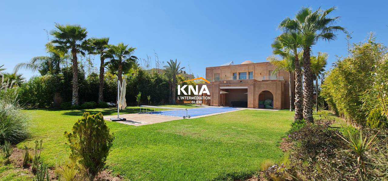 Magnificent furnished Villa for long-term rental with a breathtaking view of the sumptuous Amelkis Golf Course Long term rental Long term rental Villa in Amelkis Marrakech