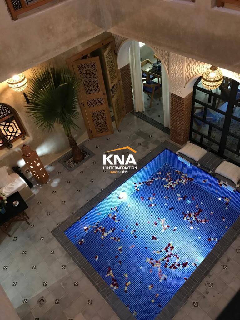 Très beau Riad titré avec autorisation Maison d'Hôtes entièrement équipé et meublé Achat Achat Riad à Medina Marrakech