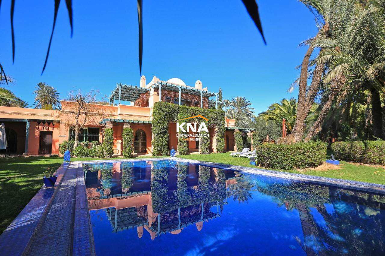 Villa de style mixte au sein d’un très beau parc arboré à la Palmeraie Achat Achat Villa à Palmeraie Marrakech