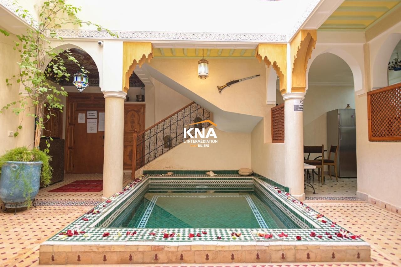 Très joli Riad doté d’une petite piscine intérieure à 10 mn de la place Jâmaa El Fna Achat Achat Riad à Amelkis Marrakech