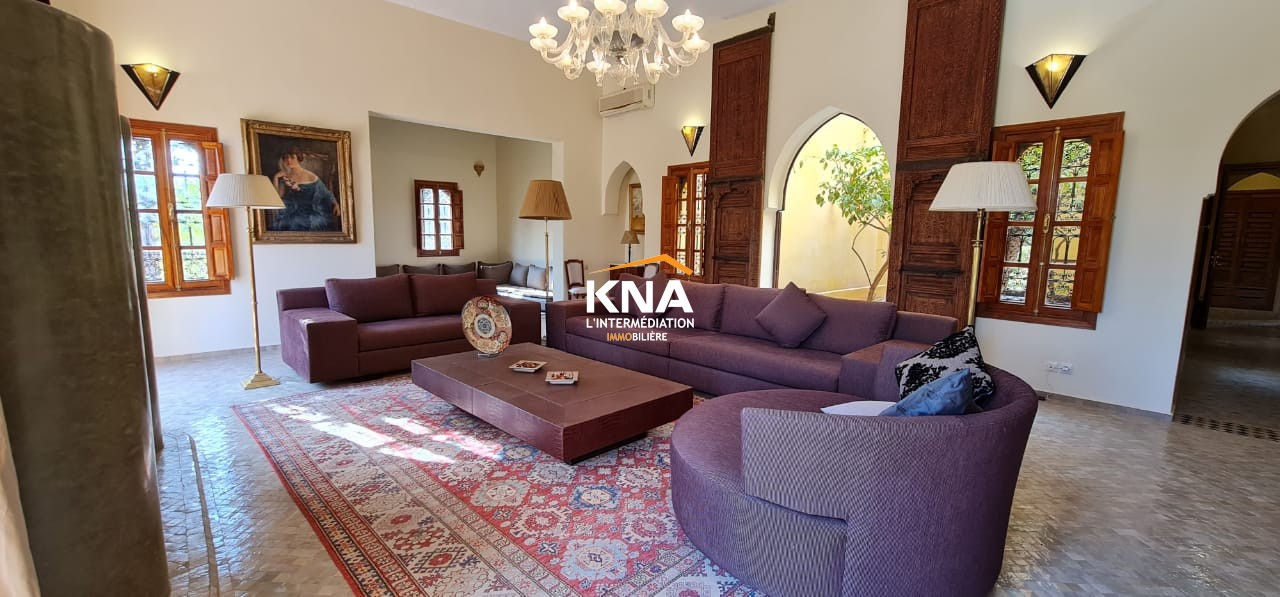 Jolie Villa / Riad au sein d'une résidence sécurisée avec piscine et spa Achat Achat Villa à Route de Fès Marrakech