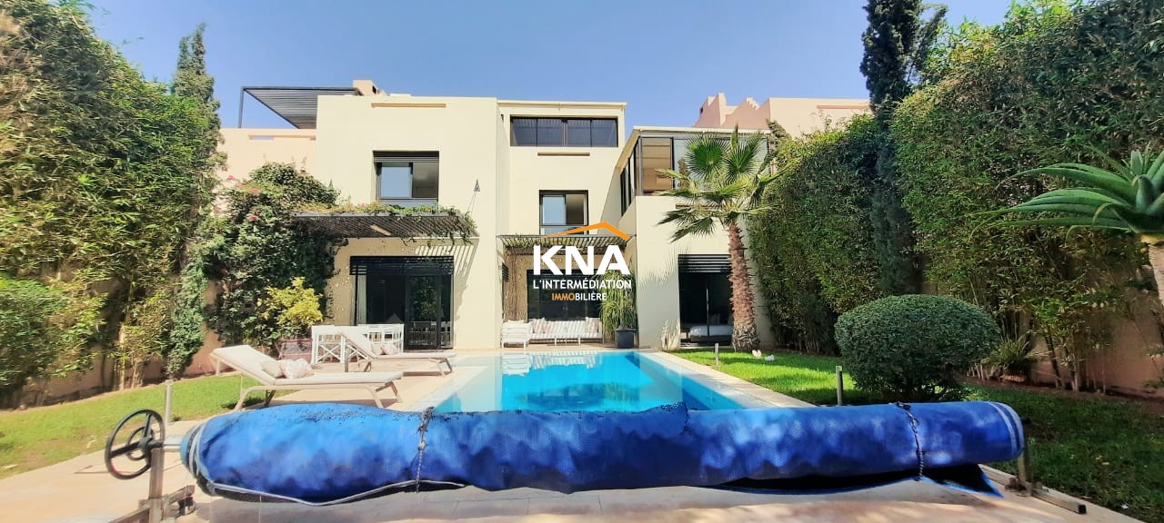 Very pretty mixed-style Villa / Riad with contemporary decoration in a secured very well-known golf resort Long term rental Long term rental Villa in Al Maaden Marrakech