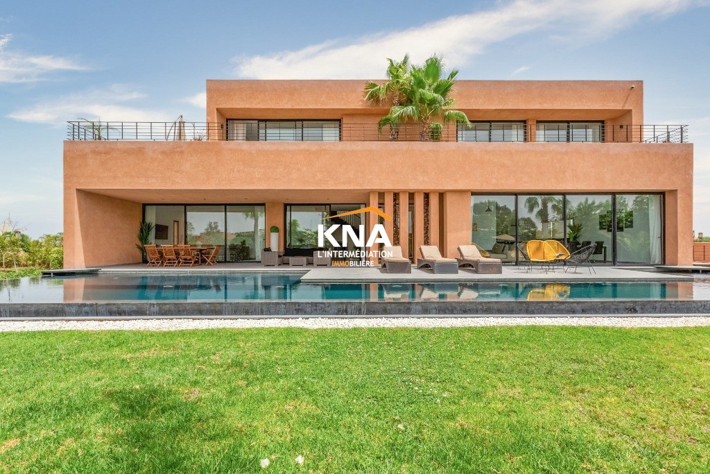 Vente Très belle Villa contemporaine située à Amelkis, proche des plus beaux golfs et à 15 mn du centre-ville Marrakech