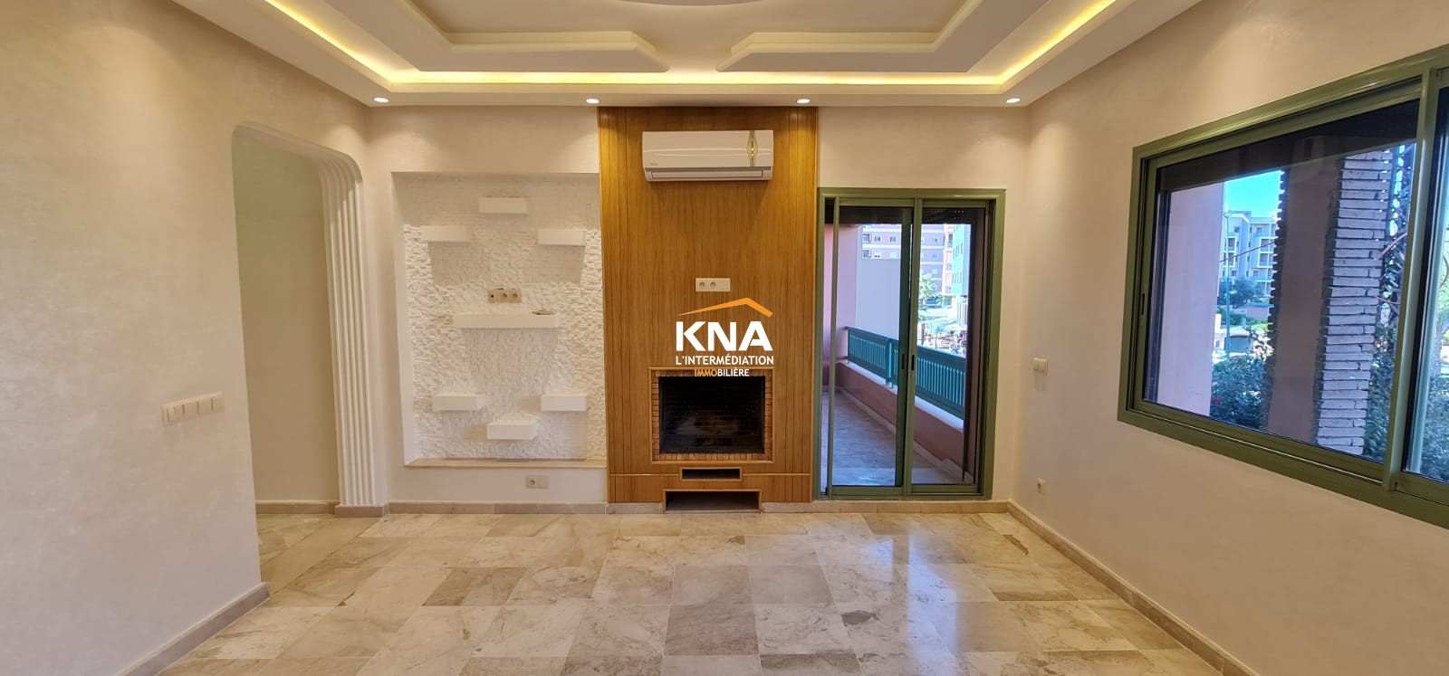 Bel appartement non meublé situé au 1ème étage d’une résidence sécurisée Location longue durée Location longue durée Appartement à Hivernage Marrakech