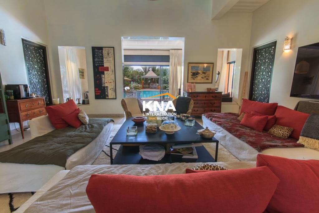 Très jolie Villa de style mixte au sein d’une résidence sécurisée Location courte durée Location courte durée Villa à Route de Ouarzazate Marrakech