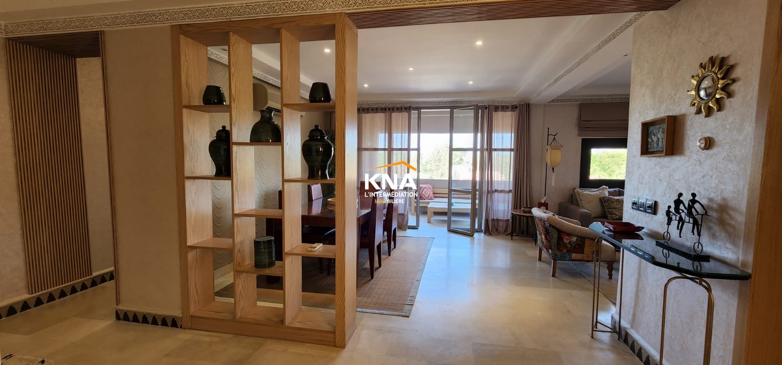 Very beautiful furnished apartment ideally located on the 4th floor of a standing residence Long term rental Long term rental Apartment in Hivernage Marrakech