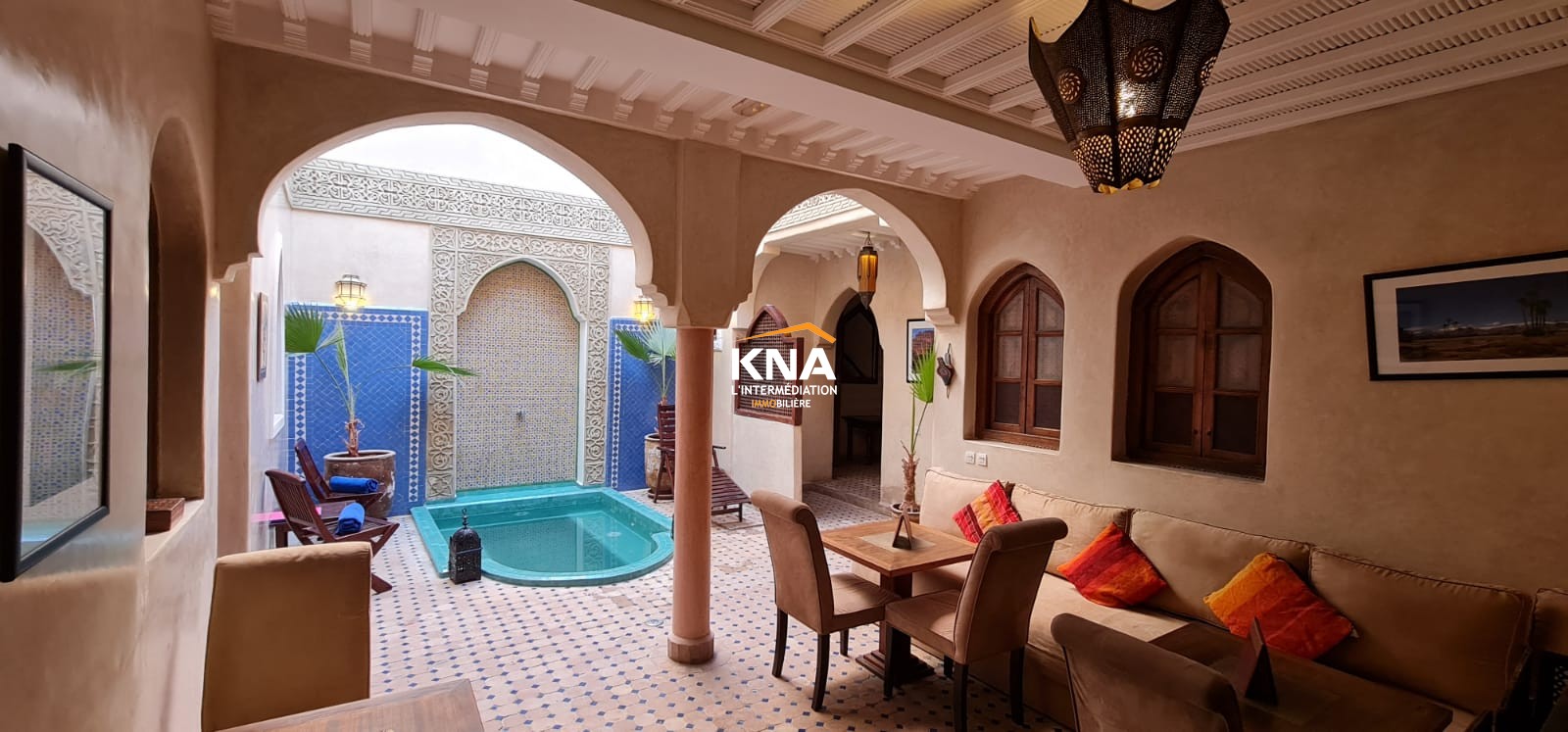Beaux Riads jumelés de 11 chambres en plein cœur de la Kasbah Achat Achat Riad à Medina Marrakech