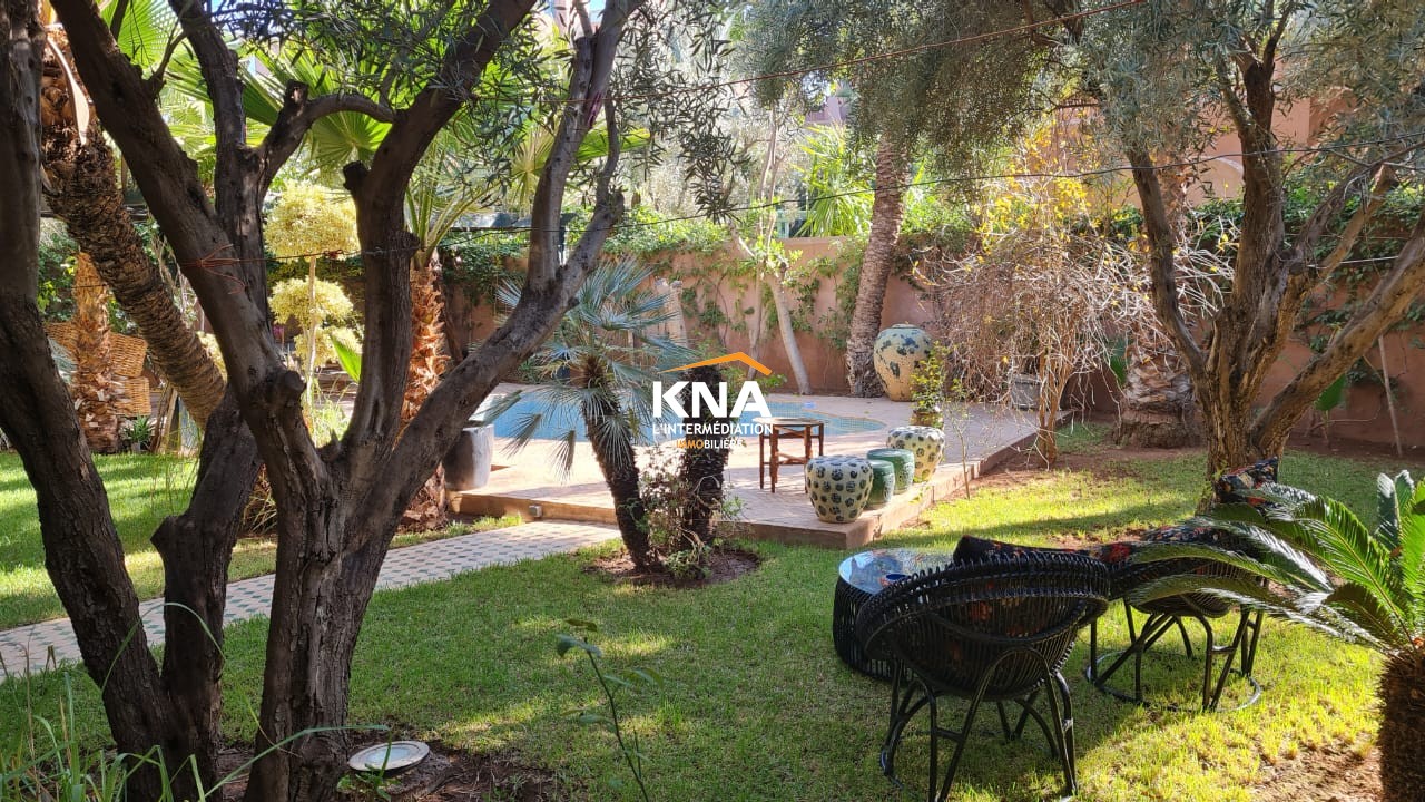 Bel appartement en rez de jardin avec piscine au sein d’une résidence sécurisée Achat Achat Appartement à Route d'Amizmiz Marrakech