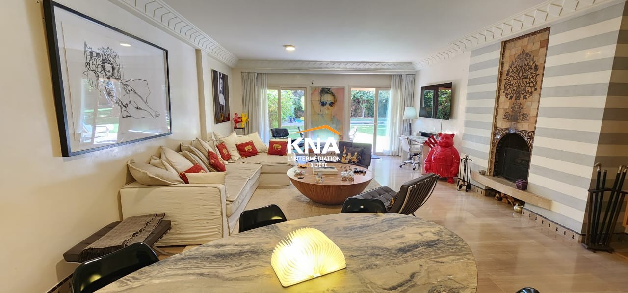 Splendide& unique appartement situé en RDC au sein d’une belle résidence sécurisée avec jardin & piscine privée Achat Achat Appartement à Hivernage Marrakech