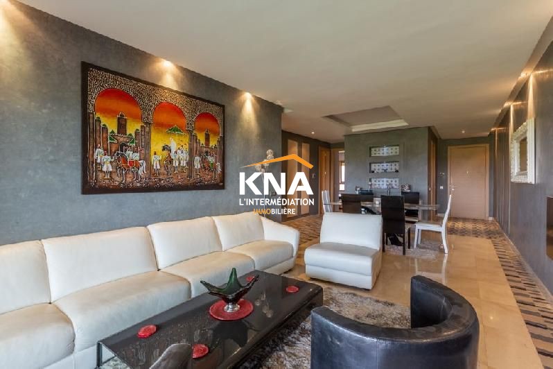 Bel appartement meublé situé au 2ème et dernier étage d’une résidence Golfique Location longue durée Location longue durée Appartement à Agdal Marrakech