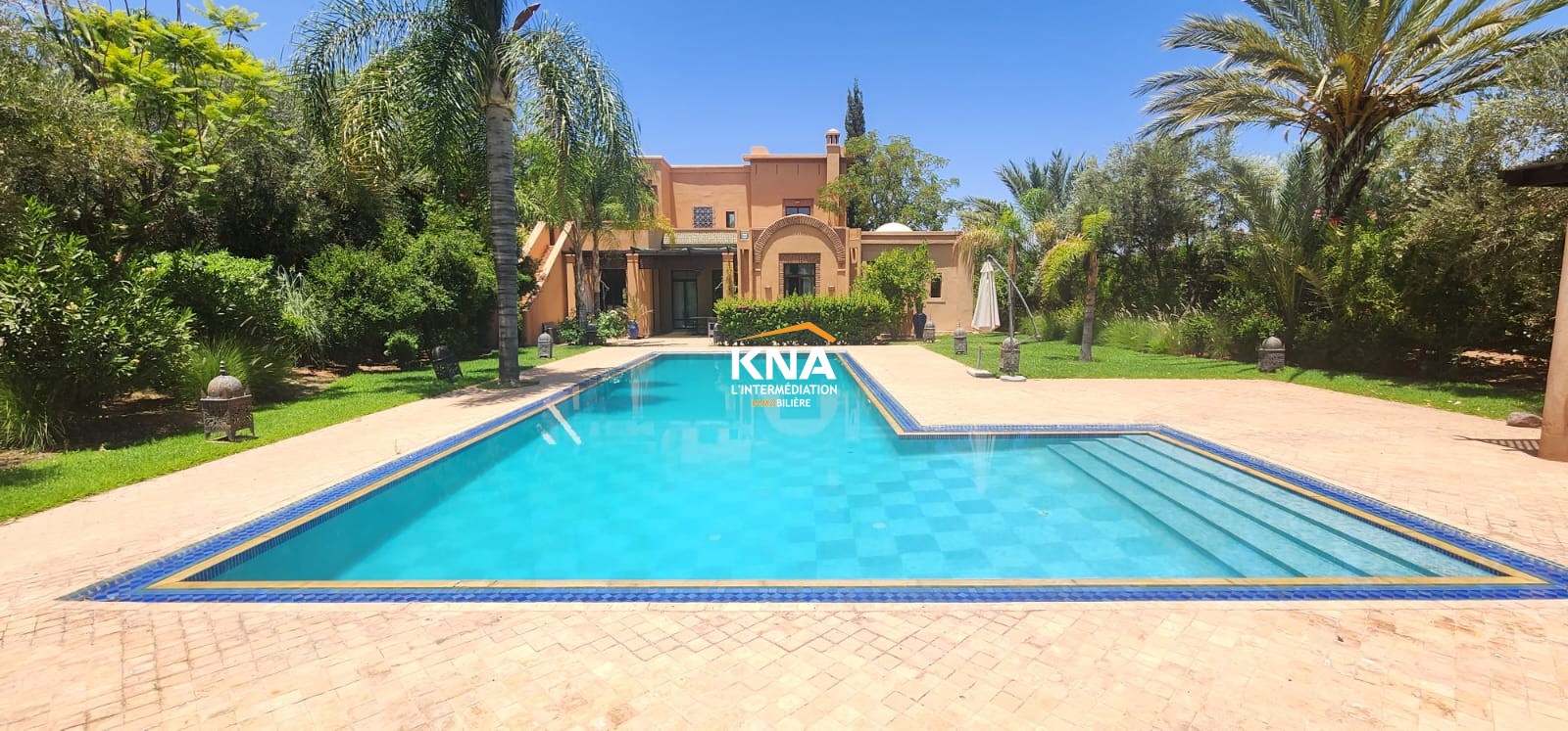 Belle Villa de style mixte située au sein d’un Complexe golfique sécurisé Achat Achat Villa à Route d'Amizmiz Marrakech