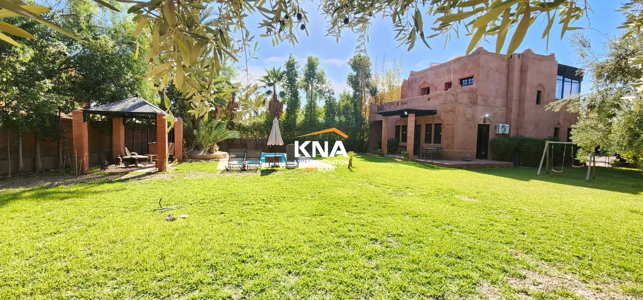 Furnished and equipped Villa in a quiet and secure residence Long term rental Long term rental Villa in Casablanca road Marrakech