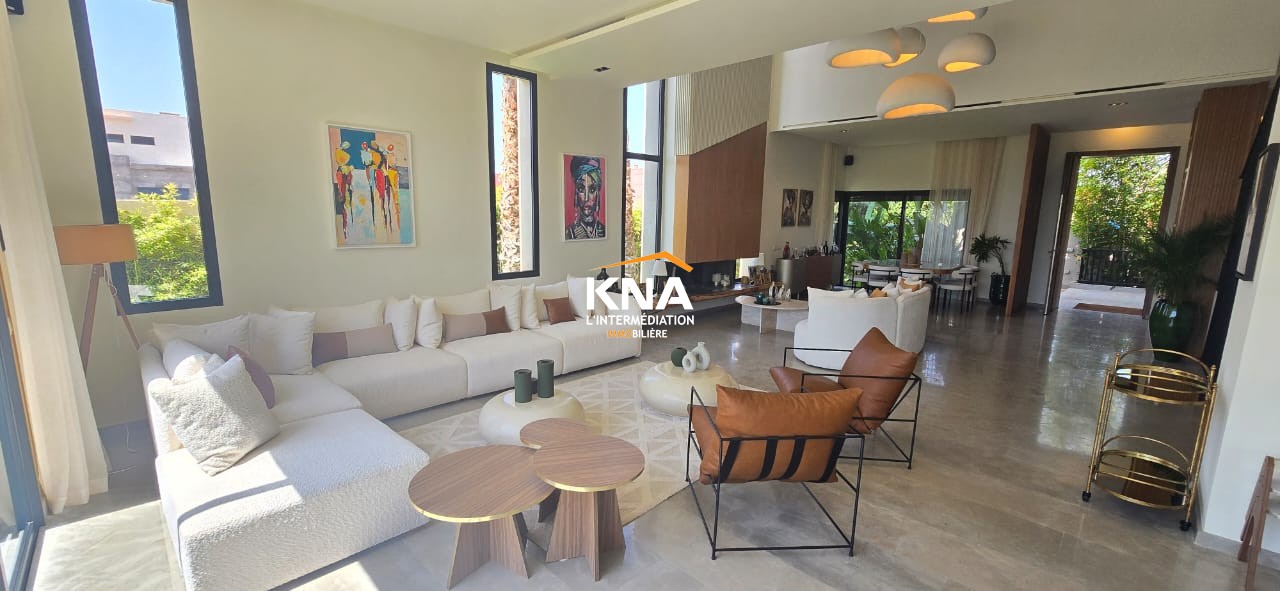 Très jolie Villa contemporaine dans une résidence golfique sécurisée Achat Achat Villa à Route de l'Ourika Marrakech